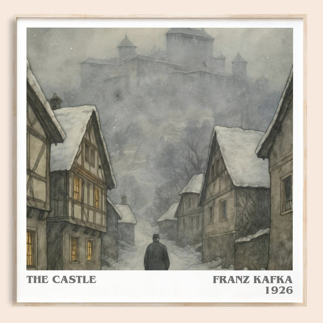 The Castle Literary Art Print by Franz Kafka