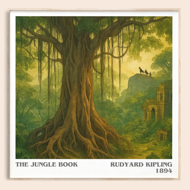 The Jungle Book Literary Art Print by Rudyard Kipling