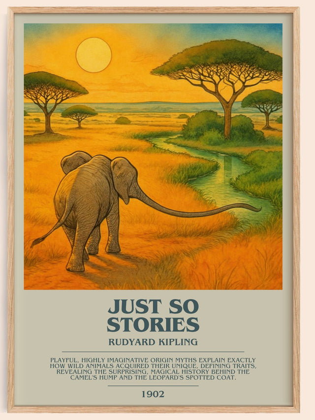 Just So Stories Bookish Wall Art by Rudyard Kipling