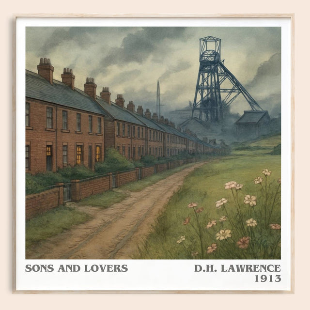 Sons And Lovers Literary Art Print by D.H. Lawrence