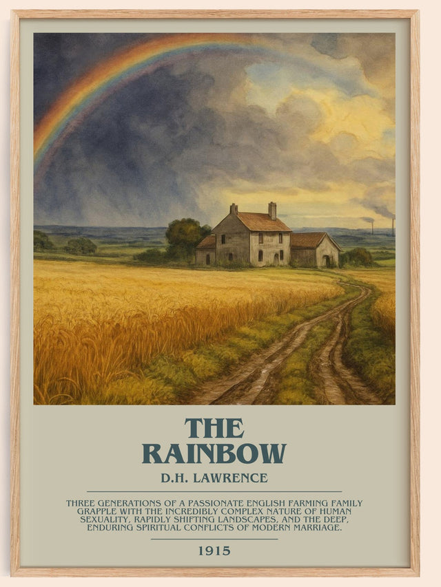 The Rainbow Bookish Wall Art by D.H. Lawrence