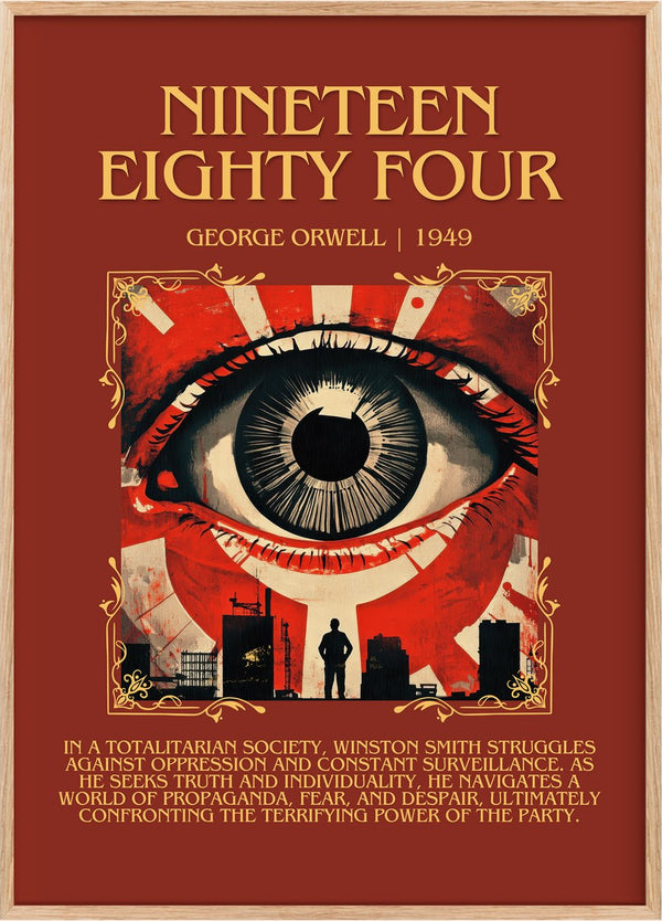 1984 Minimalist Book Poster by George Orwell