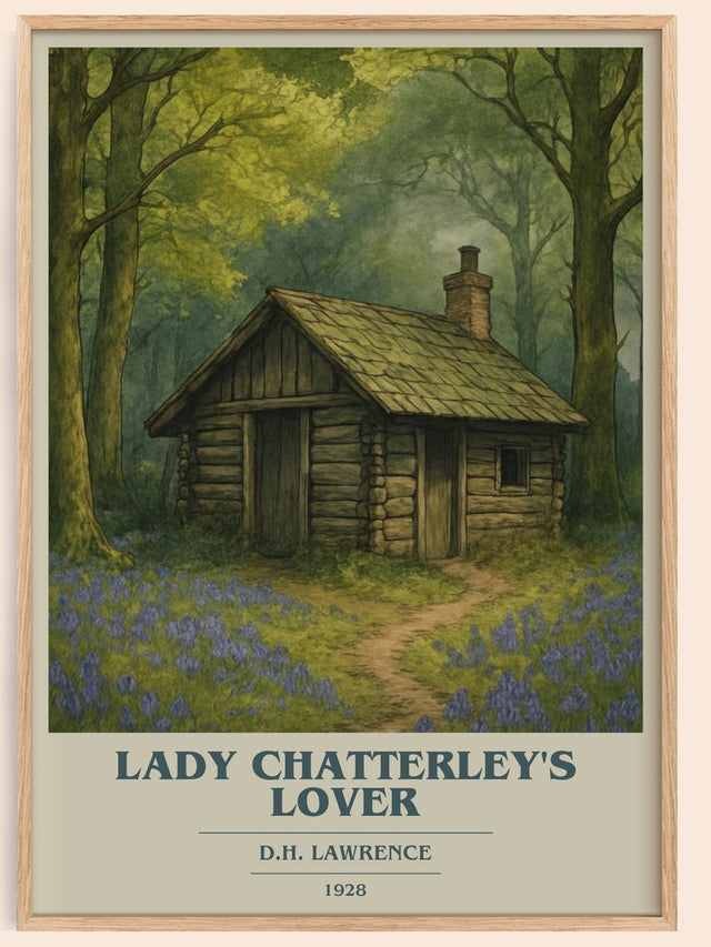 Lady Chatterley's Lover Book Cover Poster by D.H. Lawrence
