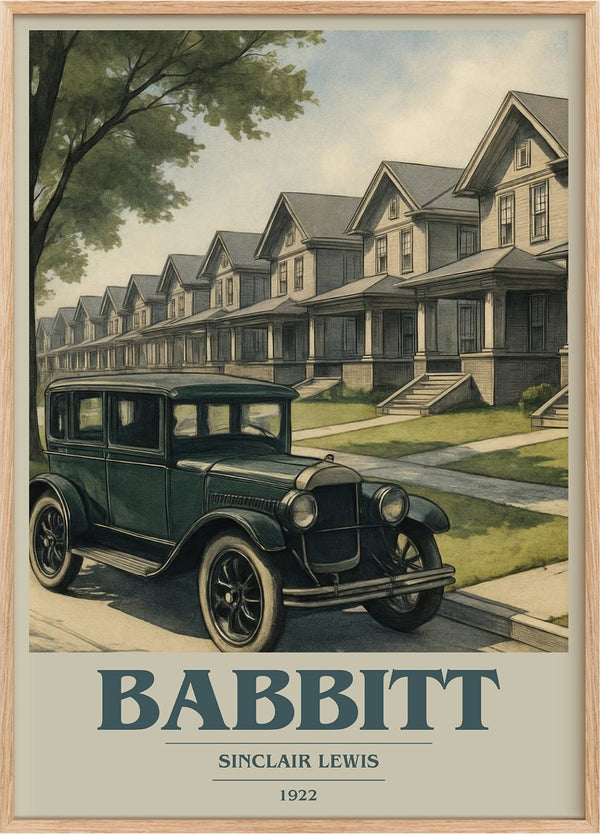 Babbitt Book Cover Poster by Sinclair Lewis