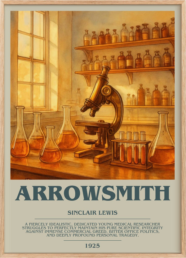 Arrowsmith Bookish Wall Art by Sinclair Lewis