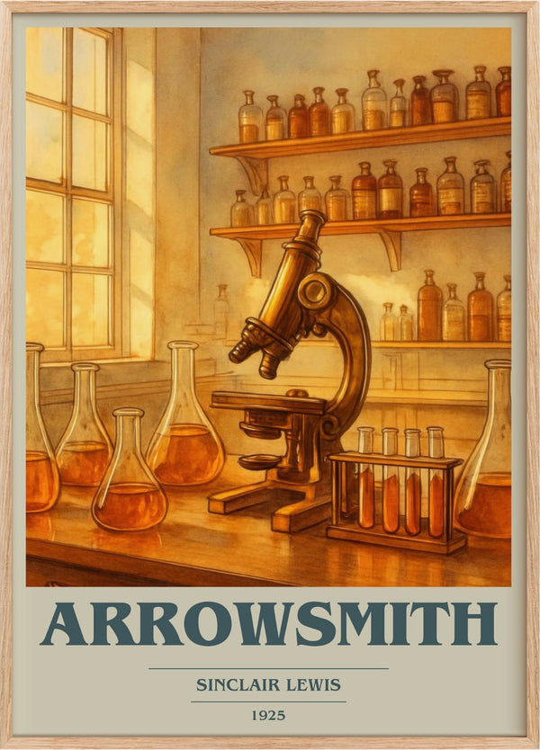 Arrowsmith Book Cover Poster by Sinclair Lewis