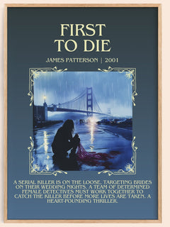 First To Die Minimalist Book Poster by James Patterson