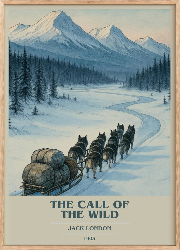 The Call Of The Wild Book Cover Poster by Jack London
