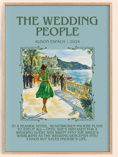 The Wedding People Minimalist Book Poster by Alison Espach