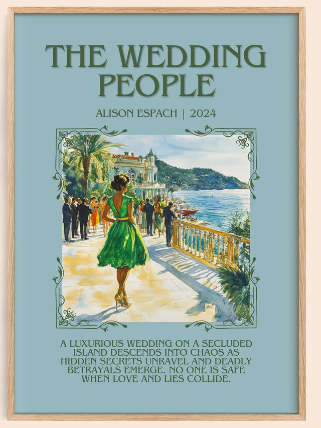 The Wedding People Minimalist Book Poster by Alison Espach