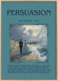 Persuasion Minimalist Book Poster by Jane Austen
