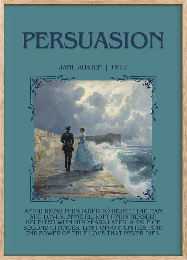 Persuasion Minimalist Book Poster by Jane Austen