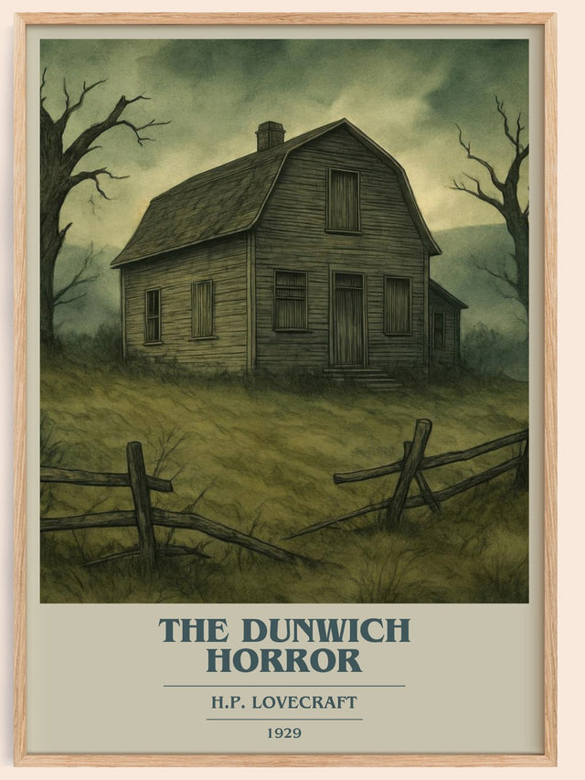 The Dunwich Horror Book Cover Poster by H.P. Lovecraft