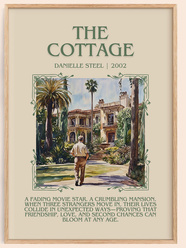 The Cottage Minimalist Book Poster by Danielle Steel