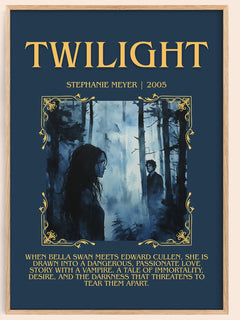 Twilight Minimalist Book Poster by Stephanie Meyer