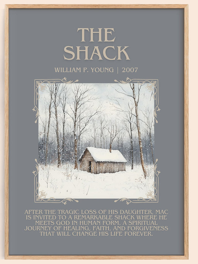The Shack Minimalist Book Poster by William P. Young