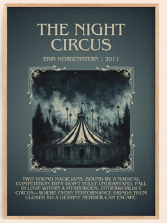 The Night Circus Minimalist Book Poster by Erin Morgenstern