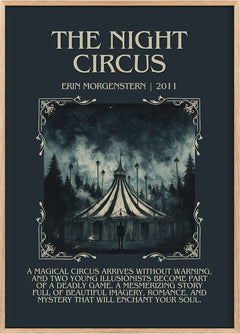 The Night Circus Minimalist Book Poster by Erin Morgenstern
