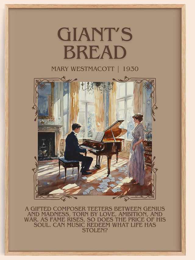 Giant’s Bread Minimalist Book Poster by Mary Westmacott