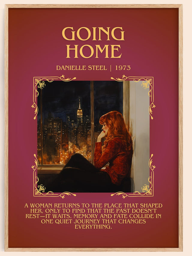 Going Home Minimalist Book Poster by Danielle Steel