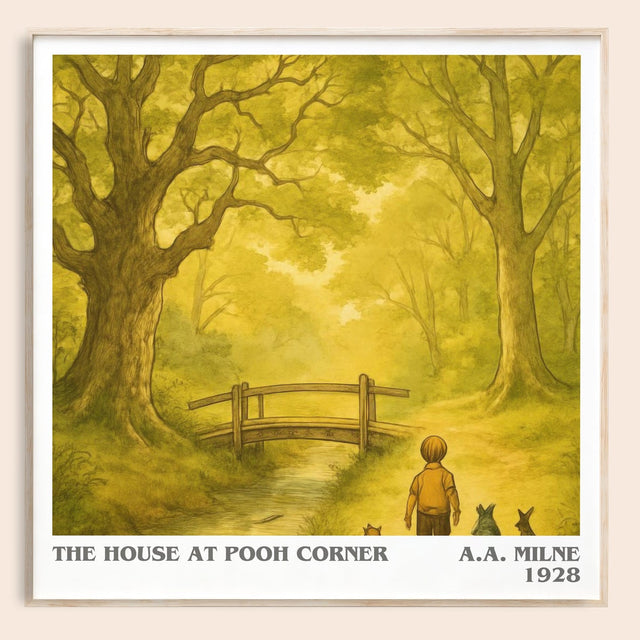 The House At Pooh Corner Literary Art Print by A.A. Milne
