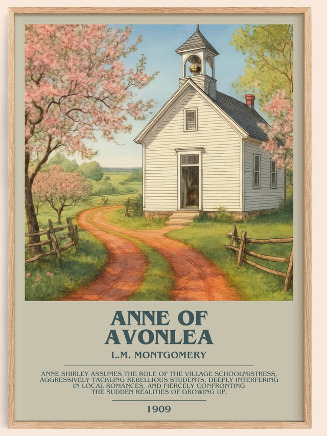 Anne Of Avonlea Bookish Wall Art by L.M. Montgomery