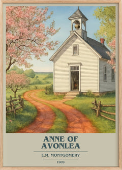 Anne Of Avonlea Book Cover Poster by L.M. Montgomery