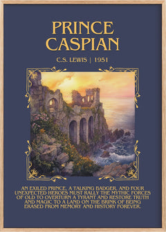 Prince Caspian Minimalist Book Poster by C.S. Lewis