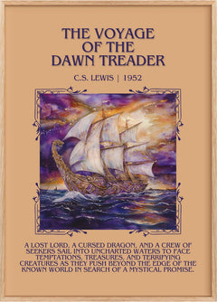 The Voyage of the Dawn Treader Minimalist Book Poster by C. S. Lewis