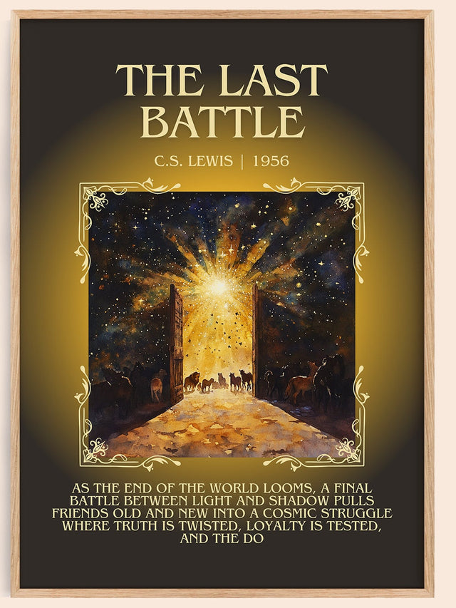 The Last Battle Minimalist Book Poster by C. S. Lewis