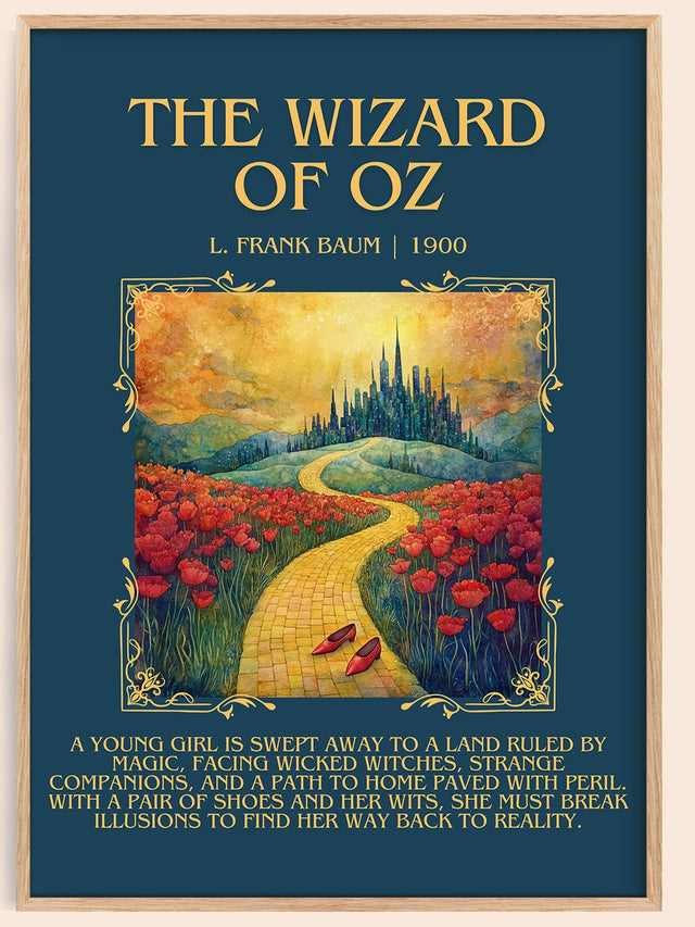 The Wizard Of Oz Minimalist Book Poster by L. Frank Baum