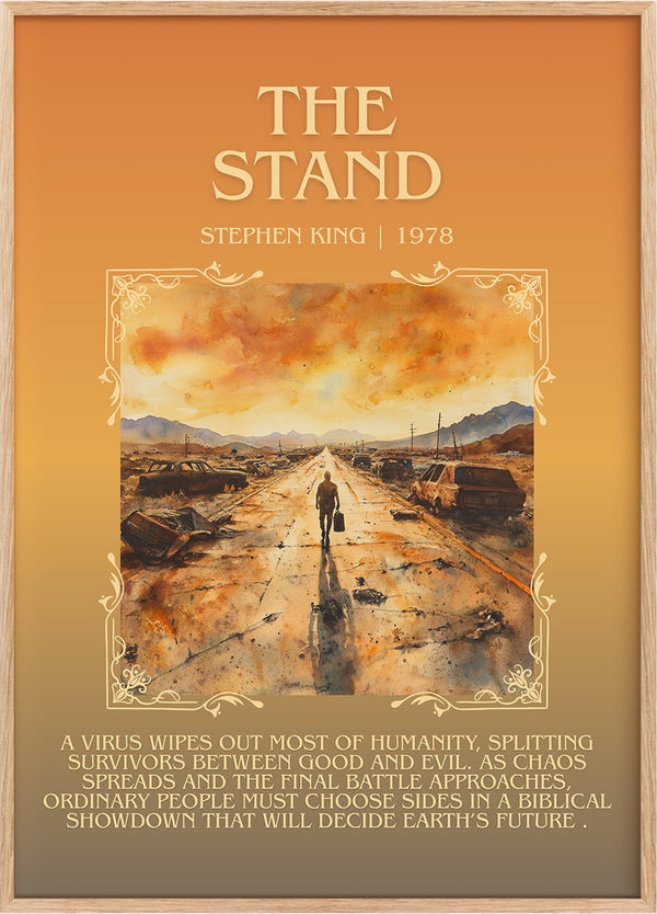 The Stand Minimalist Book Poster by Stephen King