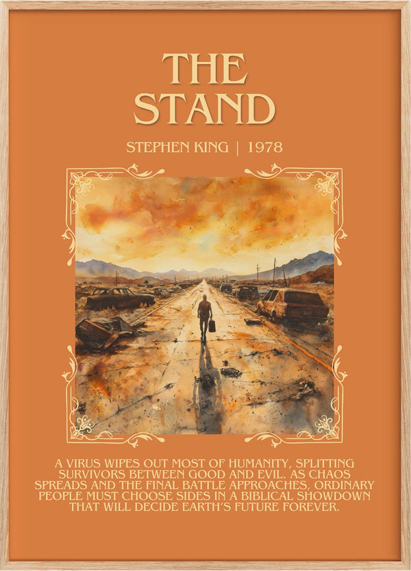 The Stand Minimalist Book Poster by Stephen King