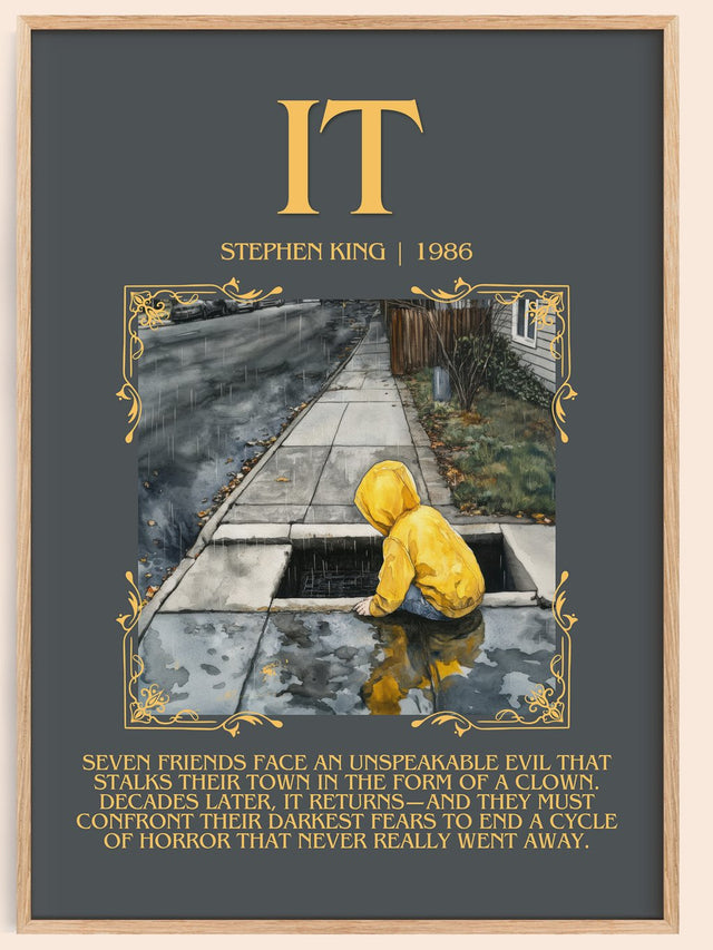It Minimalist Book Poster by Stephen King