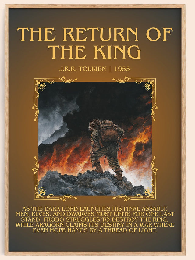 The Return Of The King Minimalist Book Poster by J.R.R. Tolkien