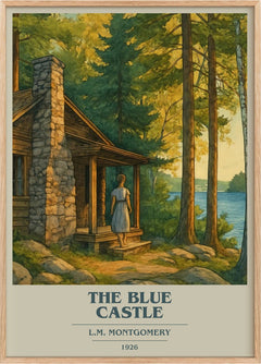 The Blue Castle Book Cover Poster by L.M. Montgomery