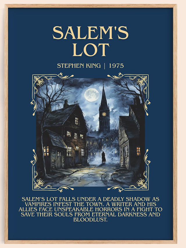 Salem's Lot Minimalist Book Poster by Stephen King