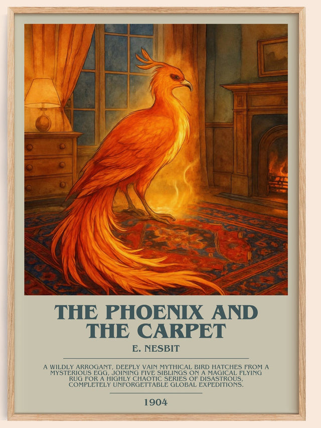 The Phoenix And The Carpet Bookish Wall Art by E. Nesbit
