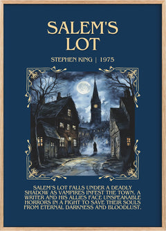 Salem's Lot Minimalist Book Poster by Stephen King