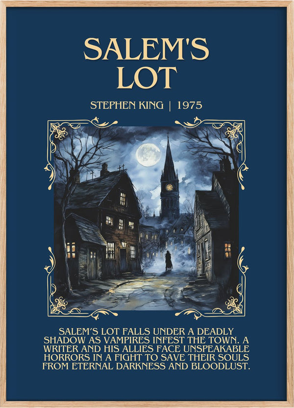 Salem's Lot Minimalist Book Poster by Stephen King