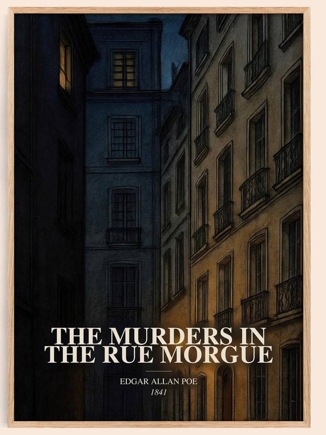 Murders In The Rue Morgue Book Watercolour Illustration by E. Poe