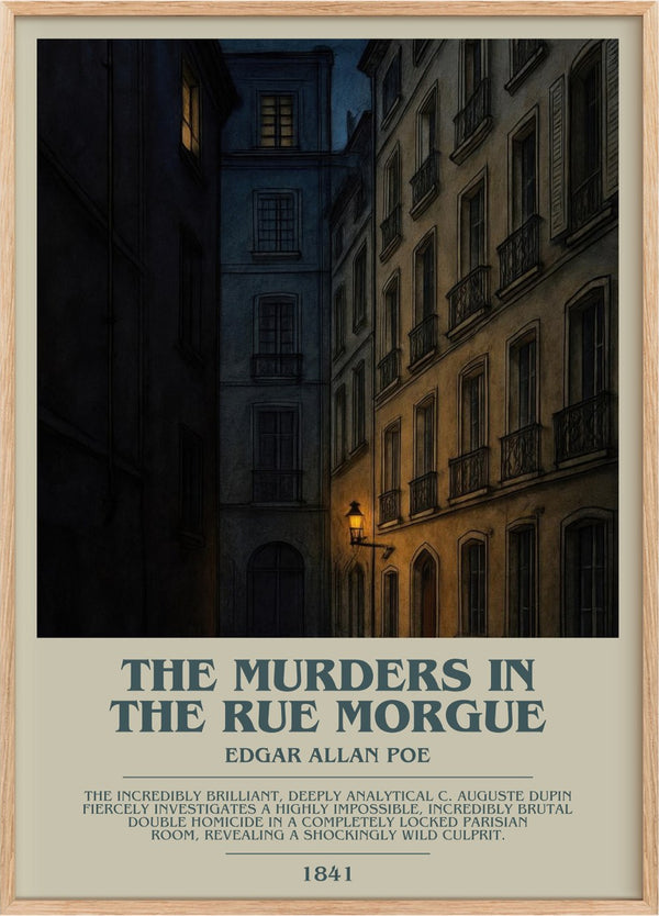 The Murders In The Rue Morgue Bookish Wall Art by Edgar Allan Poe