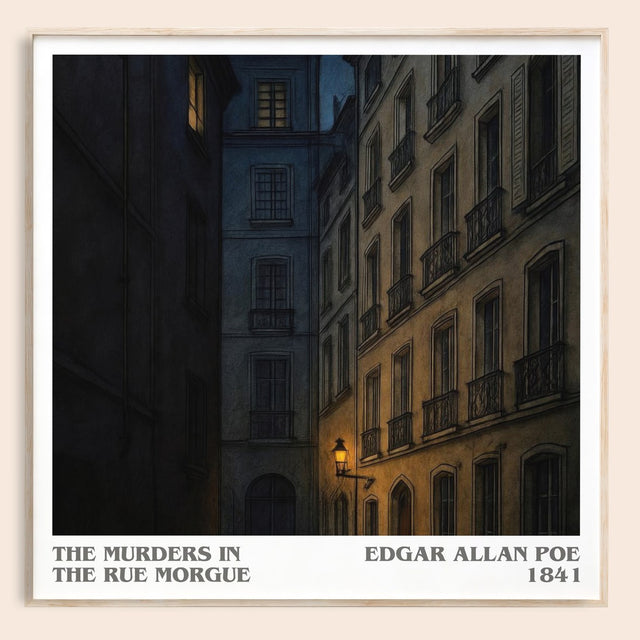 The Murders In The Rue Morgue Literary Art Print by Edgar Allan Poe