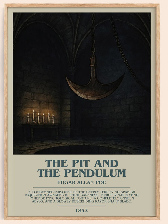 The Pit And The Pendulum Bookish Wall Art by Edgar Allan Poe