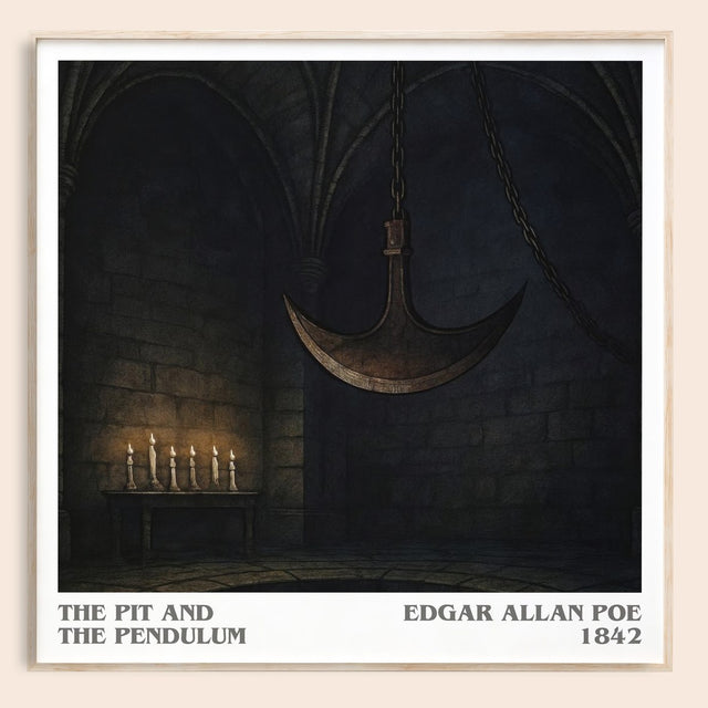 The Pit And The Pendulum Literary Art Print by Edgar Allan Poe