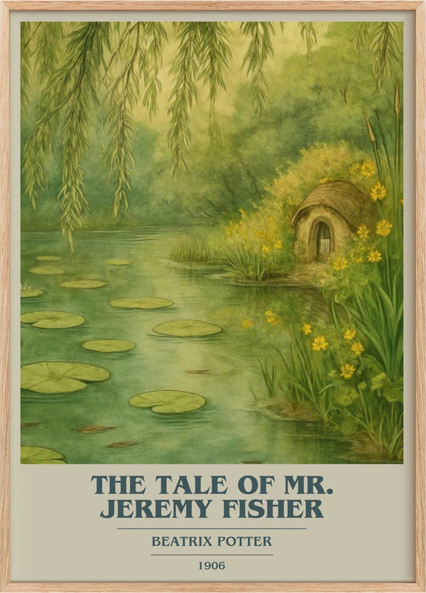 The Tale Of Mr. Jeremy Fisher Book Cover Poster by Beatrix Potter