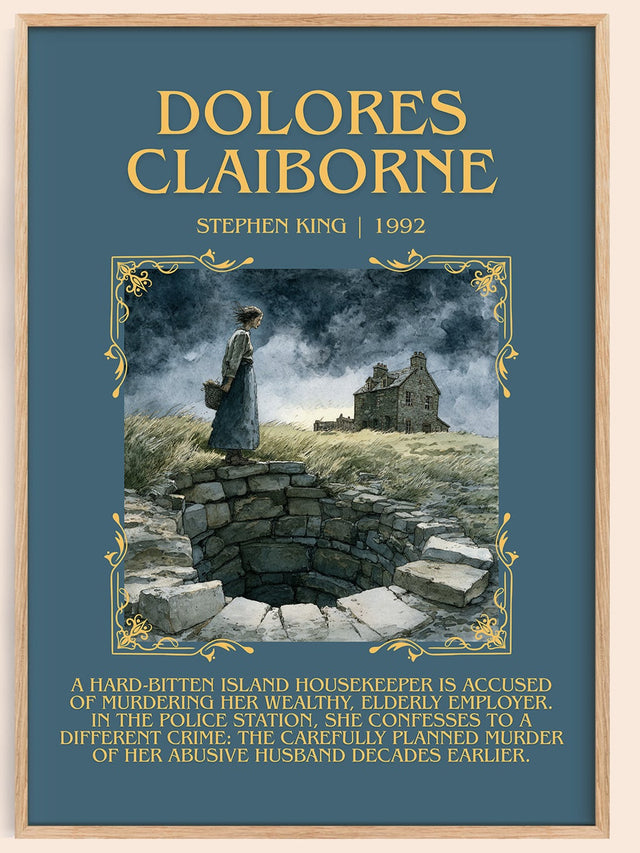Dolores Claiborne Minimalist Book Poster by Stephen King