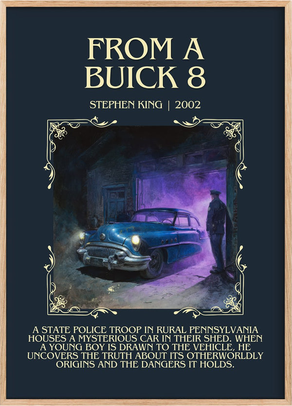 From a Buick 8 Minimalist Book Poster by Stephen King