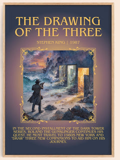 The Drawing of the Three Minimalist Book Poster by Stephen King
