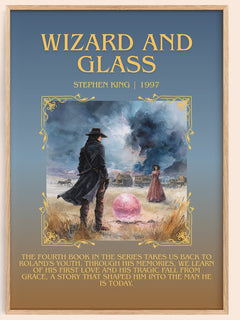 Wizard and Glass Minimalist Book Poster by Stephen King